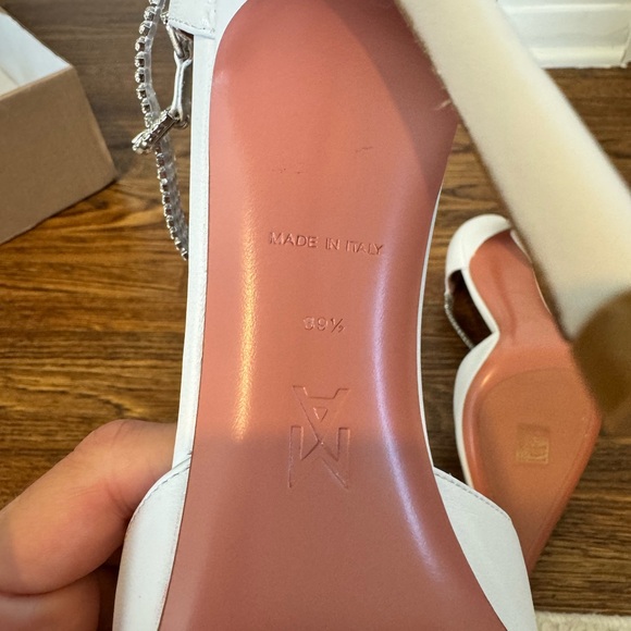 AMINA MUADDI URSINA PUMP 105 WHITE NAPA - Picture 7 of 13